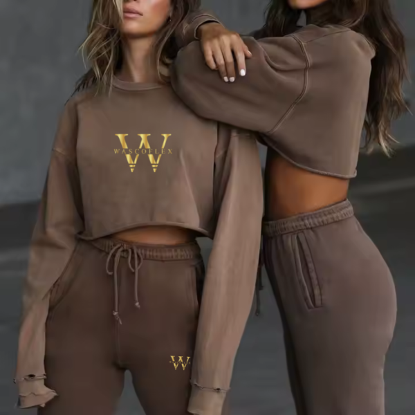 Women Tracksuit Two-Piece Pants Set