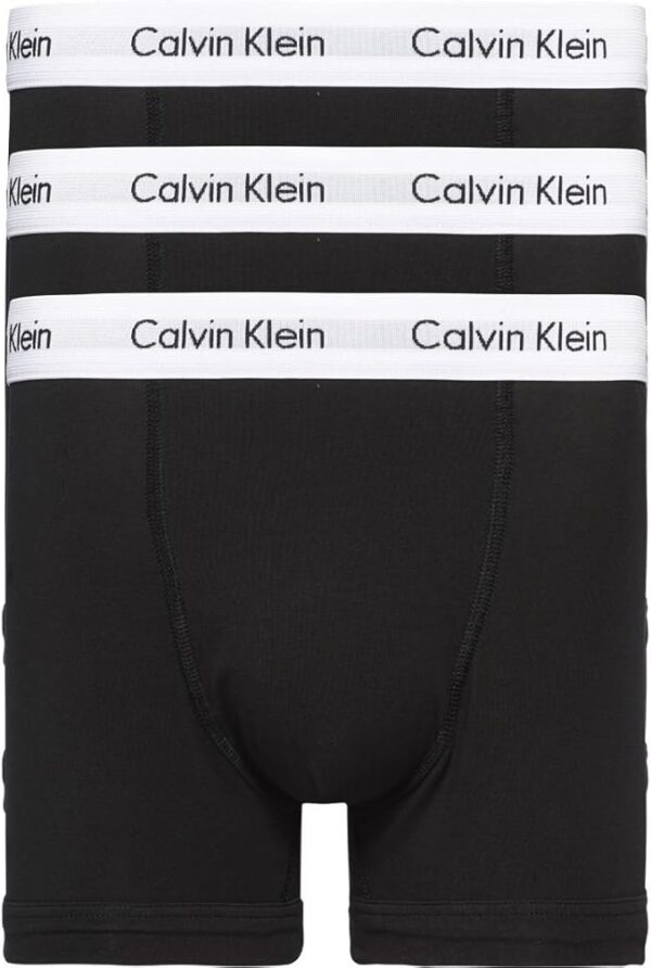 Calvin Klein Men's 3 Pack Trunks - Cotton Stretch Trunk - Image 2